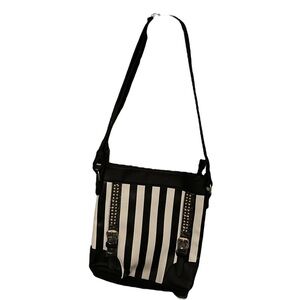 Black / White Crossbody Purse